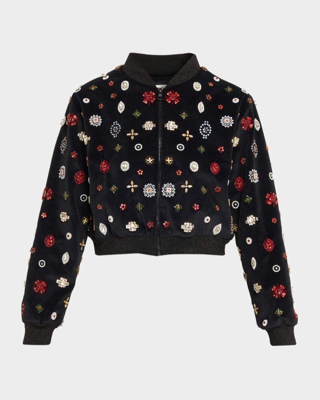 Jackie Embellished Bomber Jacket